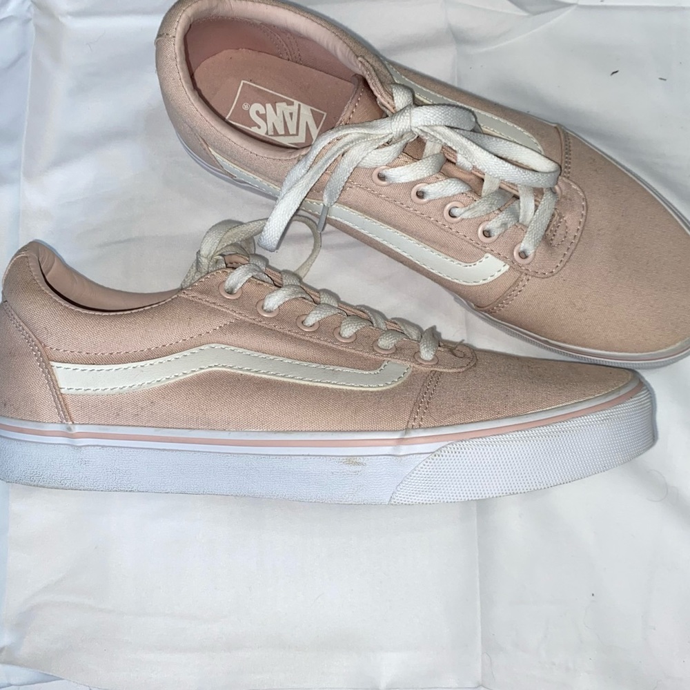 Vans light pink